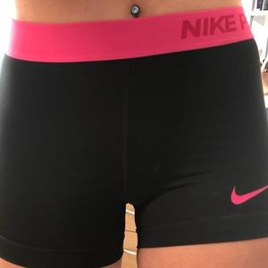 Nike Pro Spandex Black/Hot Pink XS
